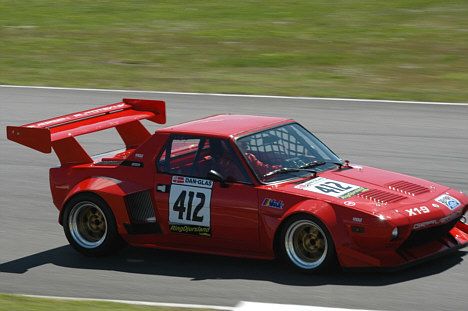Johannes Graversen er en af favoritterne i sin Fiat X1/9 Turbo ved Special Saloon Car Festival på Ring Djursland den 20.-21. juni.
